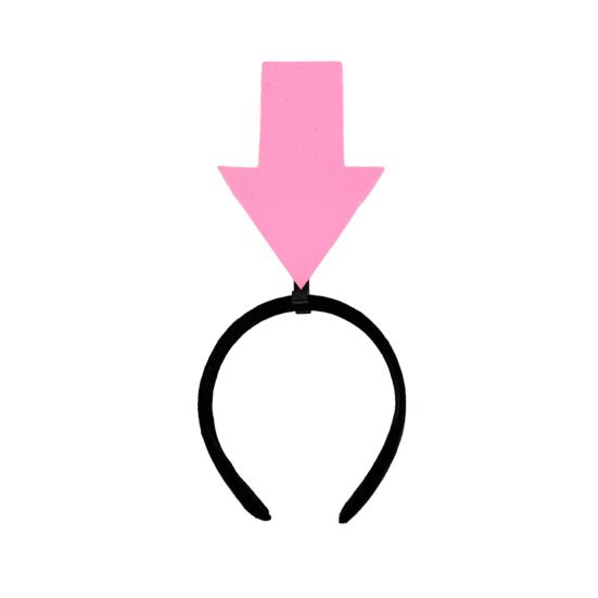 Женщины Девушки Головная повязка Смешные Стрелки Декор Эластичный Обруч Для Волос Аксессуар Для Волос Свадьбы Вечеринки Повседневная Одежда