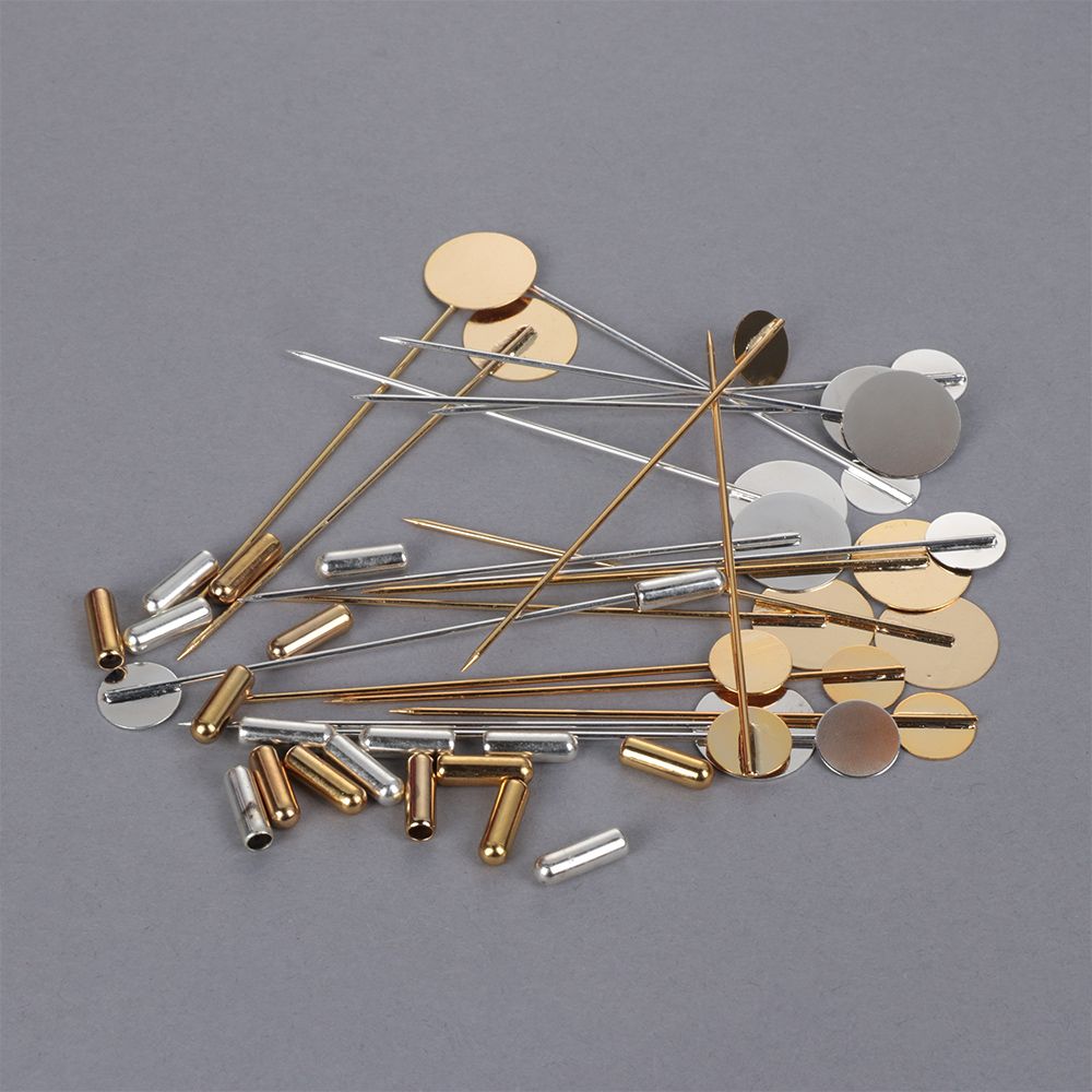 10pcs/set New Dress Diy Craft Cabochon Tray Cameo Pin Brooches Accessories