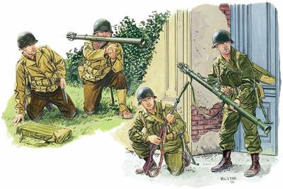 Пластиковая модель Dragon WWII US Army Team DR6149 1/35 Anti-Tank