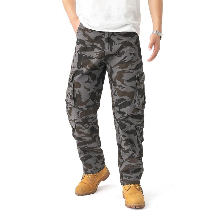 Мужские военные боевые брюки с камуфляжным принтом, армейские повседневные рабочие брюки
