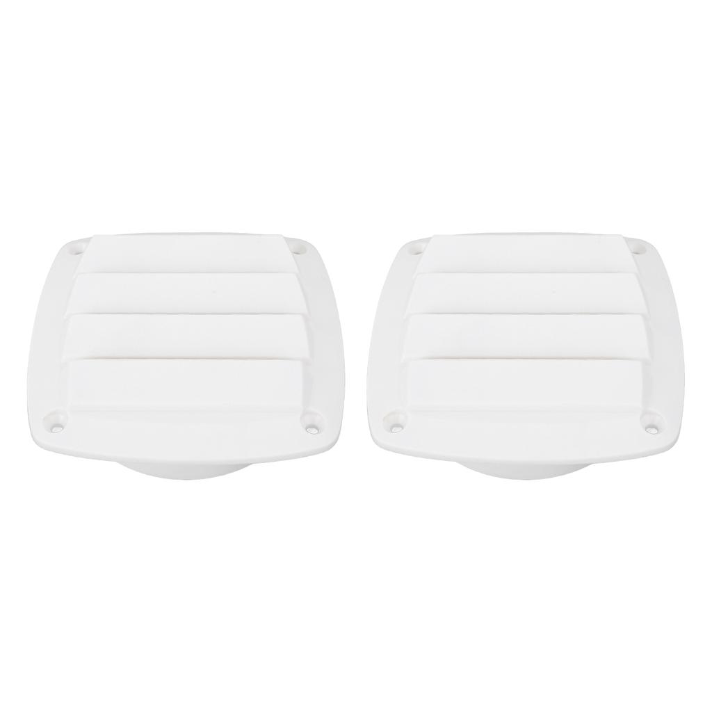 2PCS Boat Louvered Vents 5 Inch Nylon Marine Air Vent Grille Ventilation Louver Cover for Yacht RV Caravans Home