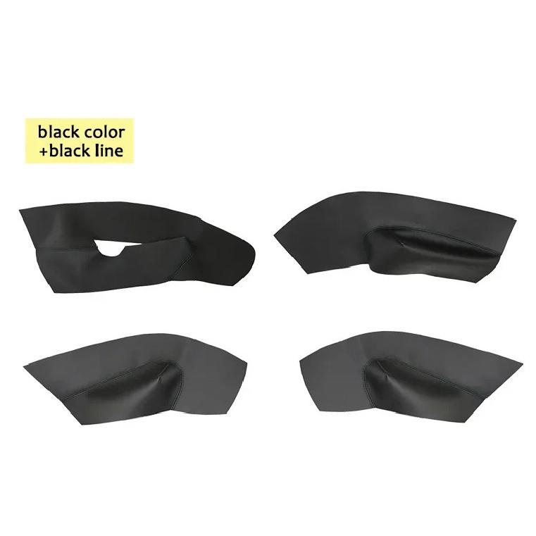 Left Hand Drive Soft Leather Door Panel Cover For Skoda Octavia 2007 2008 2009 2010 2011-2014 Car Door Armrest Panel Cover Trim