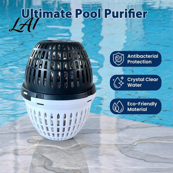 Easy Install Pool Filter Swimming Housing Fit 7.5K-20K Gallons Pools 5 Stage Large Capacity System Filtration System Above Ground & In-Ground