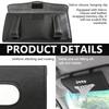 For Jeep Car Tissue Box Sun Visor Leather Tissue Box Interior Holder Storage Accessories Grand Cherokee Patriot Renegade Compass