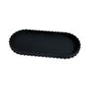Wave Edge Oval Storage Tray Marble Pattern Vanity Storage Tray Jewelry Display Tray  Dressing Table