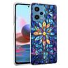 Цветочный витражный эффект, очень красивый чехол для телефона для Redmi Note 13 12 14 15 Pro Plus 13R 11 11T 11E 11S 10 Pro 10S 9 9S