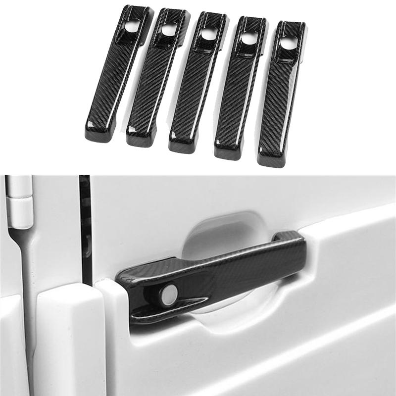 G500 G300 G63 W463 W464 Dry Carbon Fiber Door Handle COVER for Mercedes-Benz G-Class