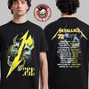 Metallica M72 Мировой Тур 2025 Разделенный Череп Двусторонняя Унисекс S-4XL Унисекс Футболка