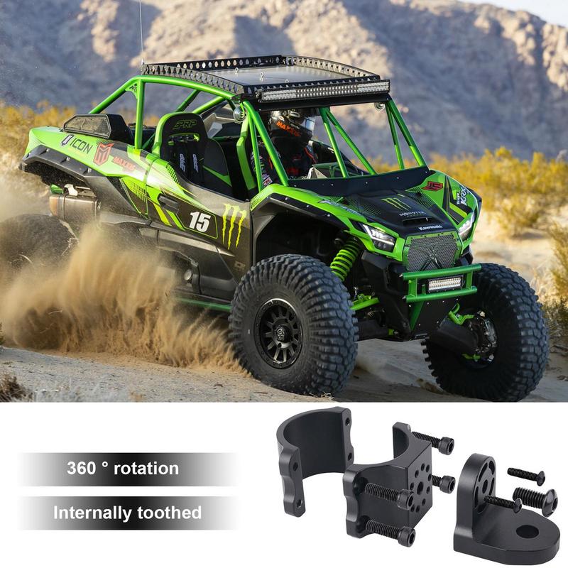 Кронштейн для светодиодного фонаря UTV 1,75"-2" для светодиодного монтажа на UTV ATV Bombardier X3, регулируемый кронштейн для держателя фонаря на флагштоке