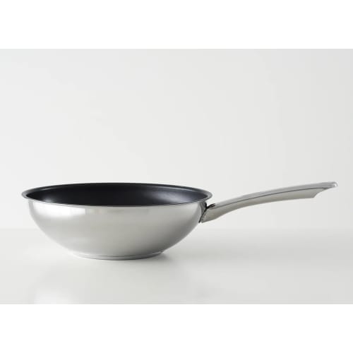 MEYER Maxim SS Deep Frying Pan with Glass Lid, 26cm, and Steaming Rack