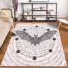 Mystical Bat and Symbols Rug Non-slip rug suitable for living room and bedroom sofas