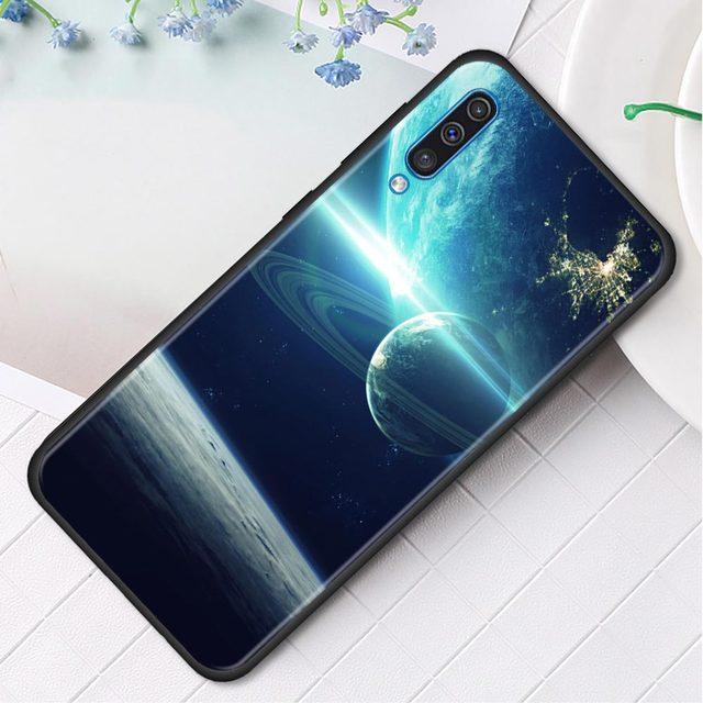 Силиконовый чехол для телефона Samsung Galaxy A50 A70 A10 A20e A30 A40 A20s A10s A10e A80 A90 A60 A30s, чехол в виде ракушки, Земли, Луны, Планеты