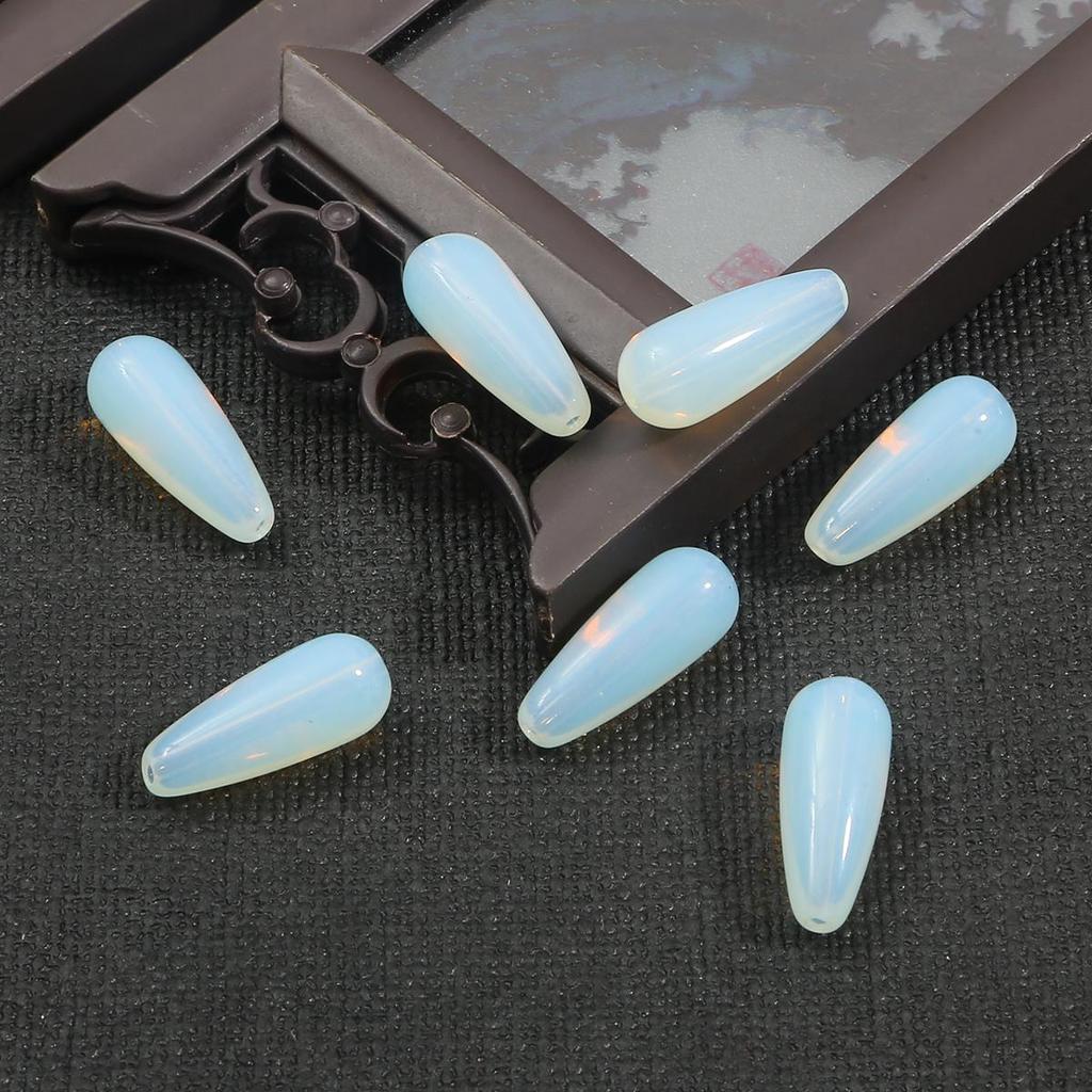 10 шт., 8 цветов, стеклянные свободные круглые бусины в форме капли воды для изготовления ювелирных изделий, аксессуары