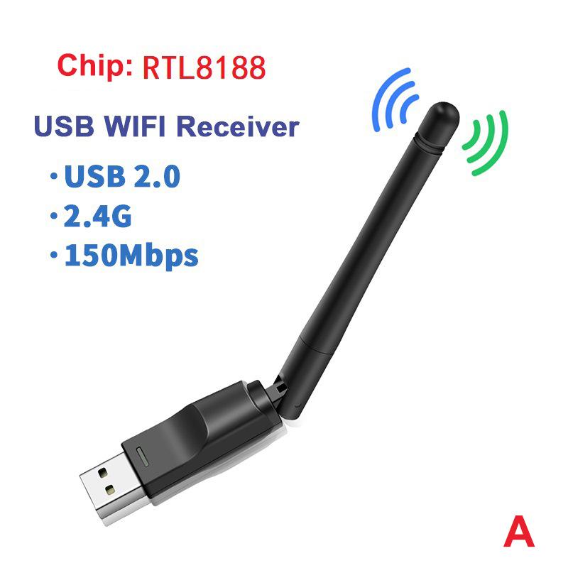 Mt7601 Mini Usb Wifi Adapter 150Mbps Wireless Network Card Rtl8188 Network Card Wi-Fi Receiver For Pc Desktop Laptop 2.4Ghz