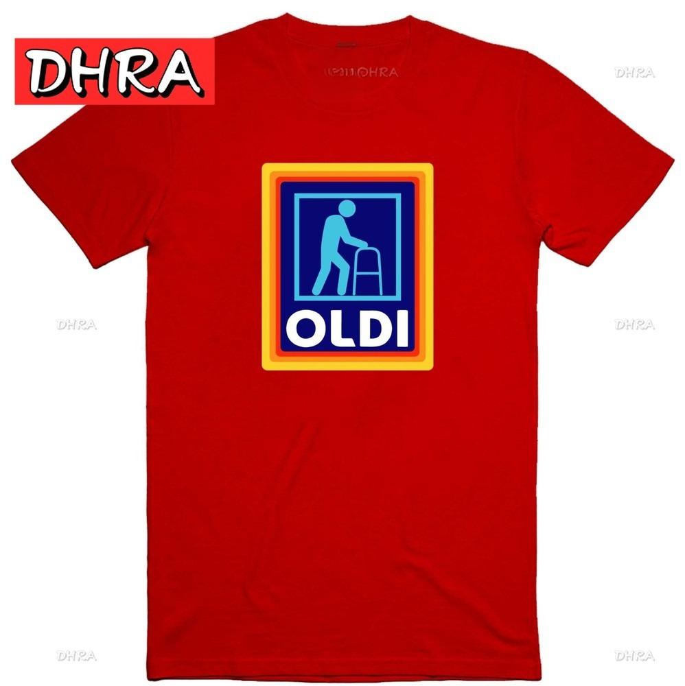 Fathers Day Unisexs Funny Tshirt Oldi Parody Gift For Dad Regular Fit 100 Cotton Artistic Tshirt Classic Creative Hiphop Tee