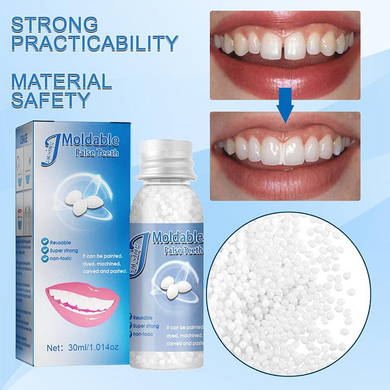 30ml Solid Glue Tooth Gap Repair Resin Granules Temporary Moldable Filling Denture Adhesive Dental Oral Care Tools