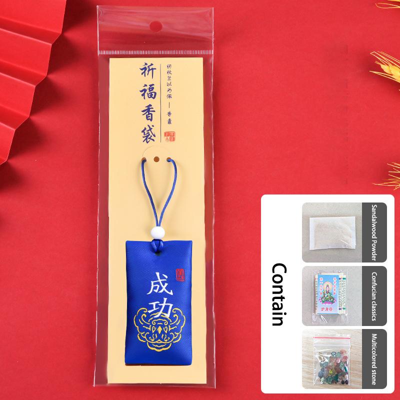 Духовная соль с мешочком буддийский духовный мешок соли ожерелье благословение счастливый мешок амулет благословение мешочки кулон