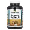 Norwegian Cod Liver Oil, Fresh Orange, 1,250 Mg, 120 Softgels