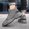 2025 autumn new Martin boots men's casual versatile breathable sports shoes Korean version of British style tooling big head shoes tide