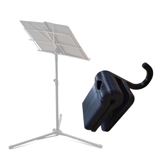 Держатель для смычка для пюпитра Крючок для смычка с зажимом для карандаша Складной органайзер для смычков для скрипачей, альтистов, виолончелистов, басистов, студентов струнных инструментов