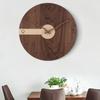 Solid Wood Wall Clocks Elegant Creative Silent Aesthetic Clock Circular Unique Ornaments for Home Interior Decoration House Accessories Interior Home