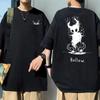Men Women Anime Loose T Shirt Game Hollow Void Hollow Knight Tshirt Unisex Streetwear Unisex Fashion Soft Cotton Oversized T-shirts