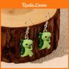 Small Dinosaur Animal Earrings With Handcrafted Soft Clay For Women Fashion Jewelry