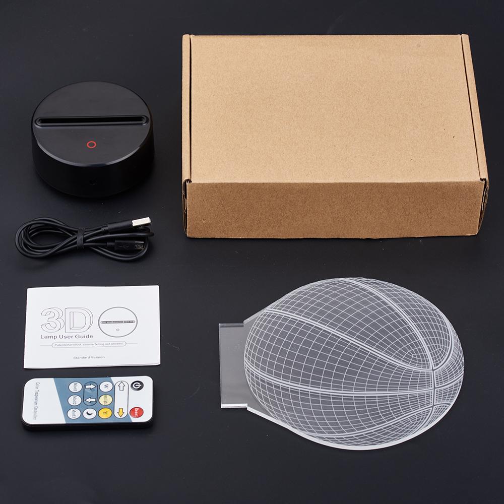 3D иллюзия светодиодный ночник 3D визуальный светодиодный ночник романтический подарок на день рождения Рождественский подарок 3D ночь