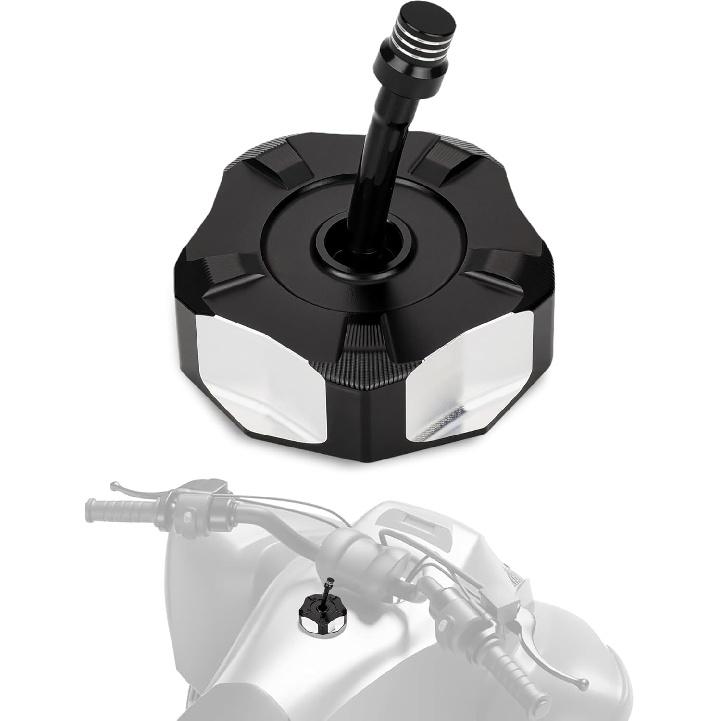 JFG RACING ATV Gas Cap,CNC Fuel Tank Billet Cover for YFZ 450,YFZ450R,Banshee 350 200,Raptor 660 350 250 125,Warrior 350 450,Kodiak 400,Grizzly 660
