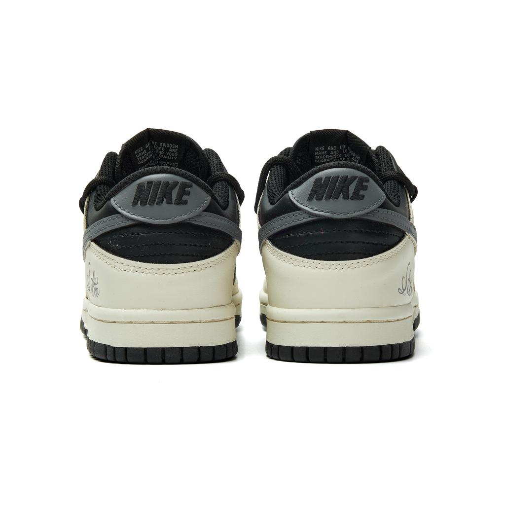 Nike Кроссовки Dunk из износостойкого материала, низкие, для скейтбординга, унисекс, бежевый, серый, черный HF5441-100(Команда970-)