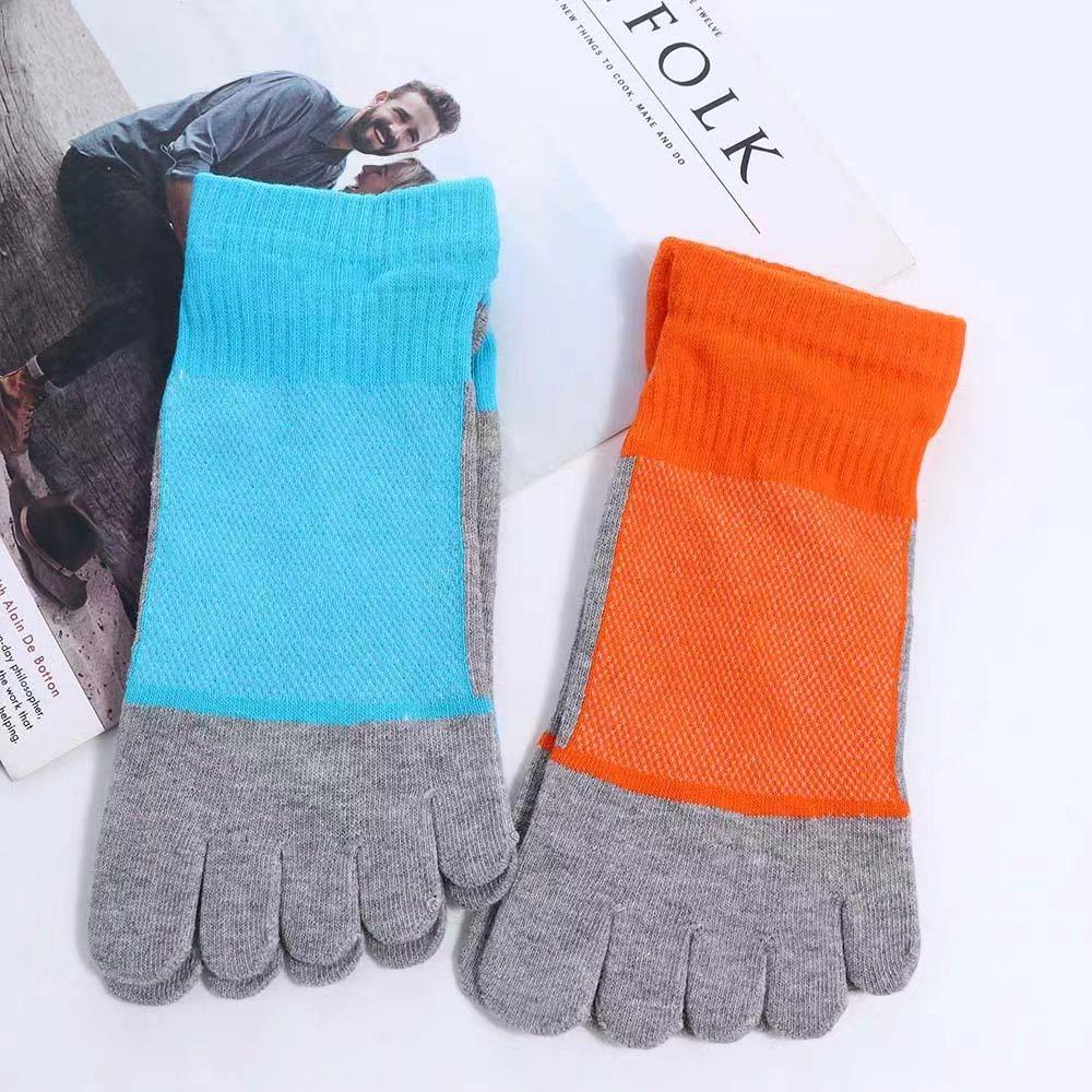 Five Finger Socks Men's Sports Breathable Comfortable Ankle Socks Shaping Anti Friction No Show Socks With Toes Gifts Socks New
