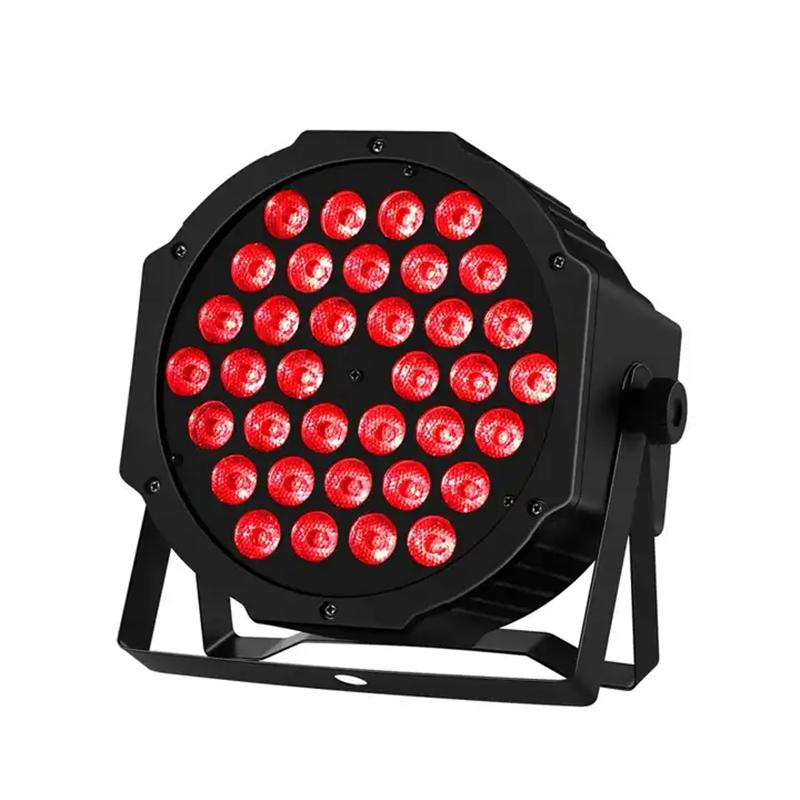 36 Вт RGB LED Сценический Параболический Прожектор с Эффектом DMX512, Активация Звуком, Разноцветное Диско DJ Освещение для Рождественской Вечеринки, Клуба, Свадьбы, Бара