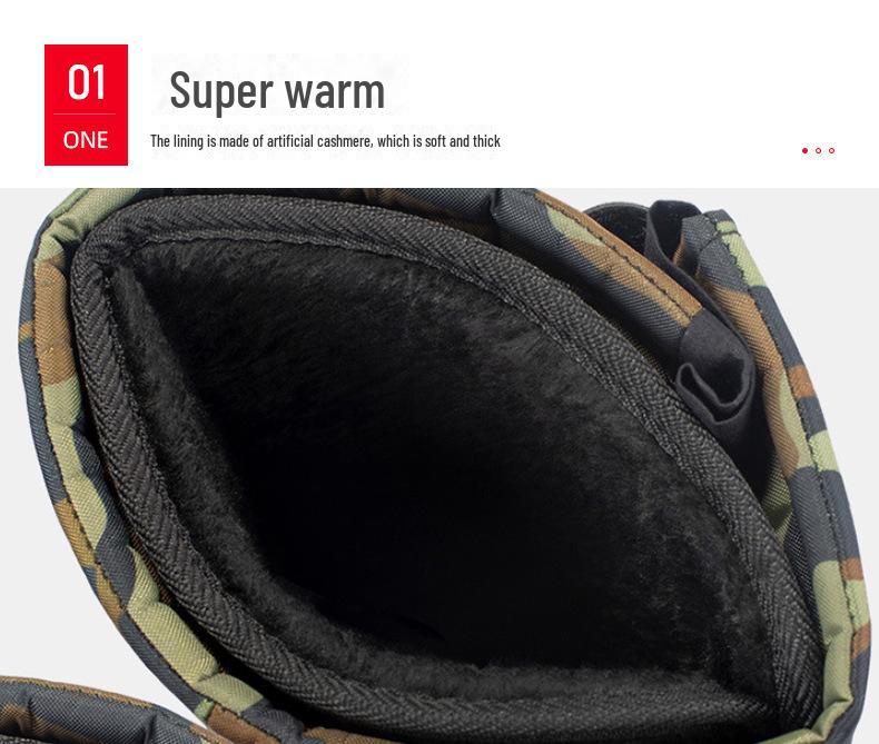 Водонепроницаемые мужские зимние ботинки: Обувь для рыбалки, зимняя, морозостойкая, нескользящая, теплая