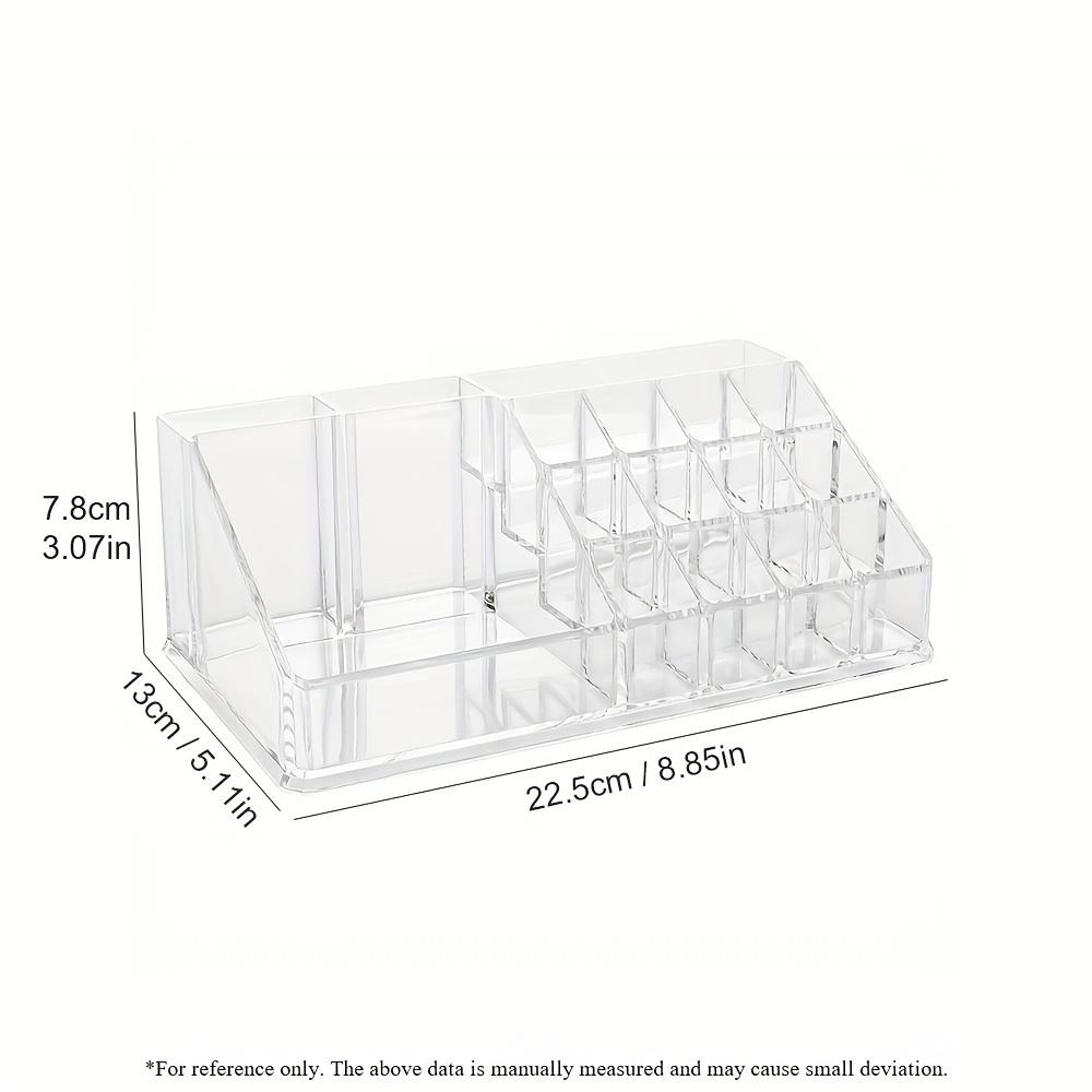 Помада, кисточка для макияжа, держатель для ручек, прозрачная полка для хранения, настольный ящик для хранения косметики, офисный стол, акриловая коробка для дома