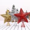 Christmas Treetop Star Pentagram Tree Top Decoration Sequin Straight Pattern Treetop Star Scene Arrangement Props