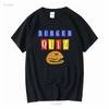 Burger Quizz новый Логотип Классическая Активная Футболка Смешная Размер от S до 5XL винтажная Стиранная Растянутая уличная одежда Универсальная Дышащая