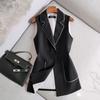 Women's Business Casual Vest Slim Suit Vest Office Vest Top