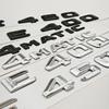 3D ABS Car Letter Logo E400 E450 4MATIC Rear Trunk Sticker Emblem For Mercedes Benz E Class E400 E450 W213 Auto Tail Accessories