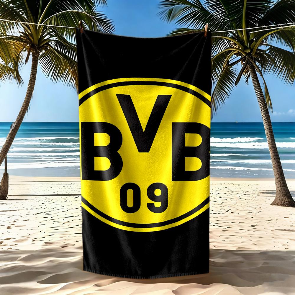 Borussia Dortmund Beach Towel Super Soft Microfiber Quickdry Fabric Comfortable Lightweight