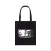 Japanese Gothic Anime Large-capacity Canvas Bag Letter Shopper Bag Harajuku Casual Vintage Fun Ulzzang Dark Women Shoulder Bags