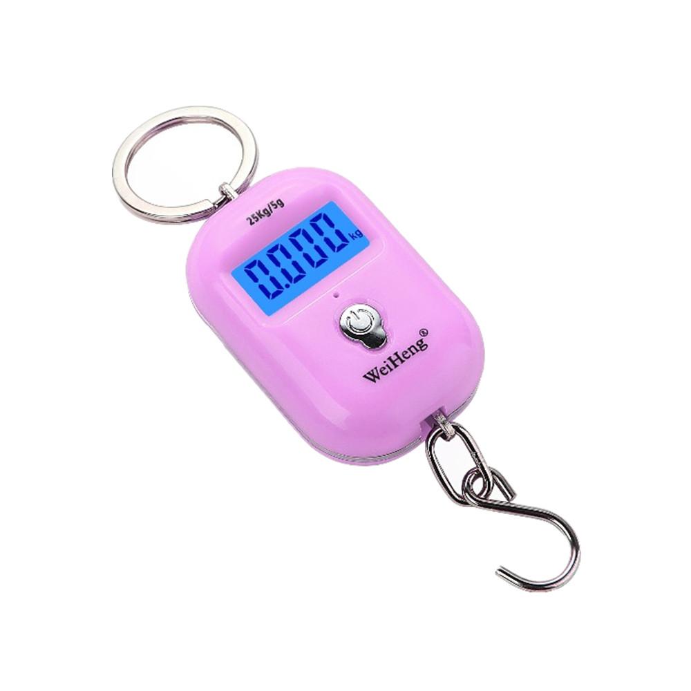 25 кг 5 г Мини подвесные весы Портативные электронные цифровые весы с подсветкой для багажа Крючок для взвешивания Инструмент для взвешивания