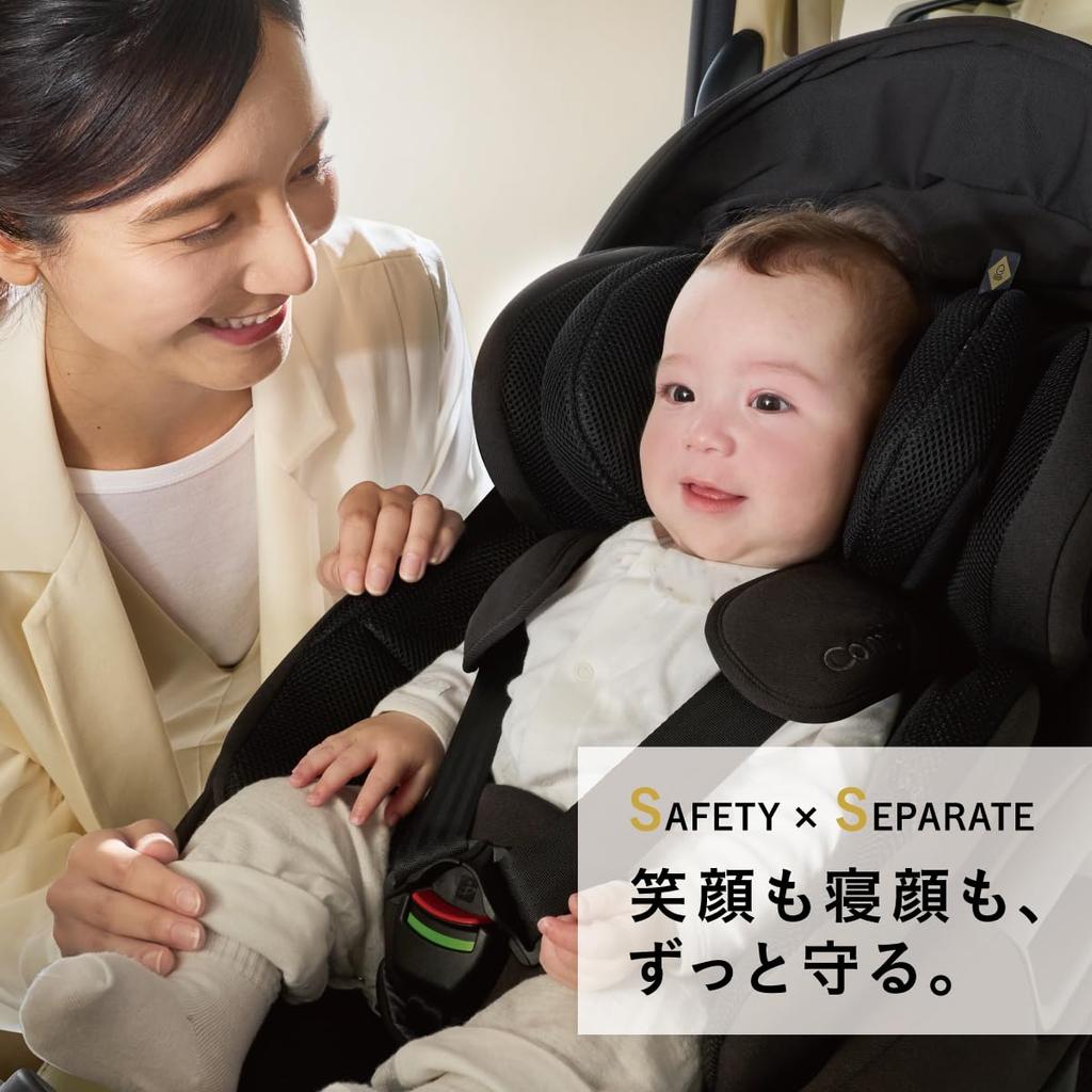 В ноябре Combi ISOFIX фиксированное вращающееся детское сиденье White Label THE S R129 Egg Shock ZF Charcoal Gray Новорожденные до 4 лет Отдельный тип, который