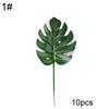 10 шт. искусственные растения поддельные листья монстеры для декора стен гостиной и вечеринки