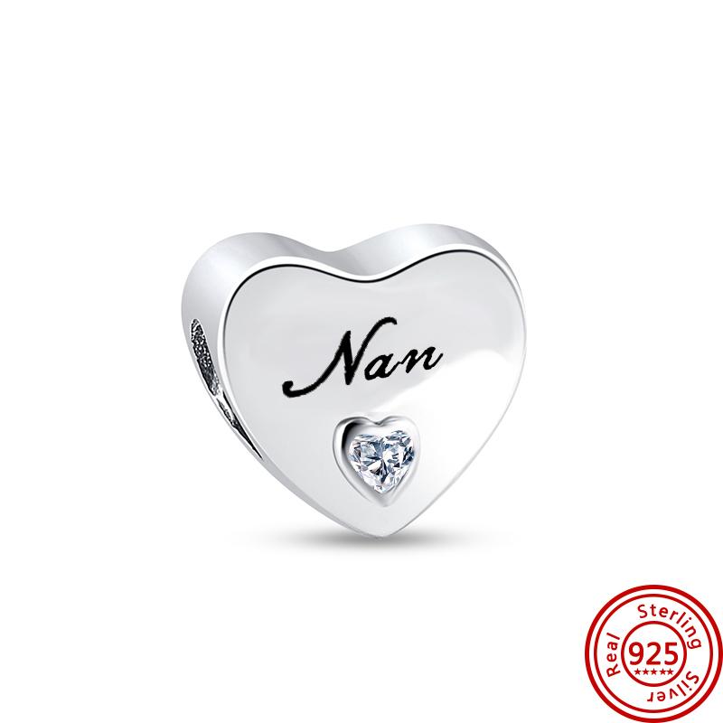 S925 Серебряный Семейный Домик на Дереве Счастье Пара Бусины Подходит Оригинальные Подвески Браслет Европа Женщины Изящные Ювелирные Изделия DIY Оптовая Продажа