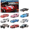 Hot Wheels Fast & Furious 10 Car Pack Vehicle Toy Mini Car 3 Years Old and Up Multi HVX27