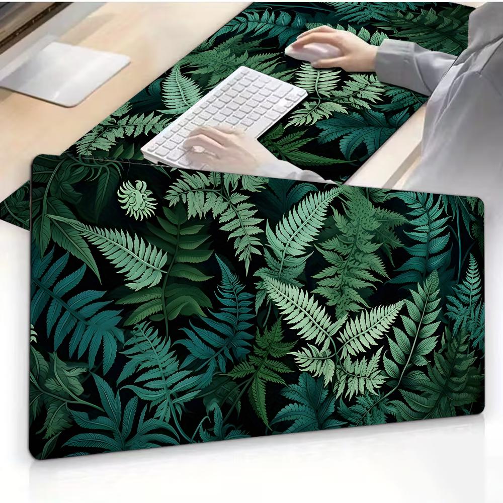 Green plant Mouse Pad Mousepad Large Abstract Mouse Pad Gaming Deskmat With Lockedge Office Nonslip Carpet