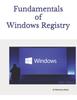 Книга Fundamentals of Windows Registry