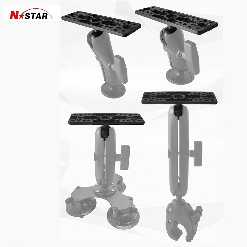 Marine Fish Finder Mount 1.5'' Ball Head Drill Down Mounting Base GPS Mount Ram Mount Electronic Fish Finder Holder for Boat