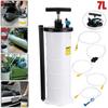 7L Manual/Pneumatic Fluid Extractor Oil Transfer Pump Engine Diesel Fuel Tank Car Truck Boat Portable Vacuum Fluid Extractor Kit