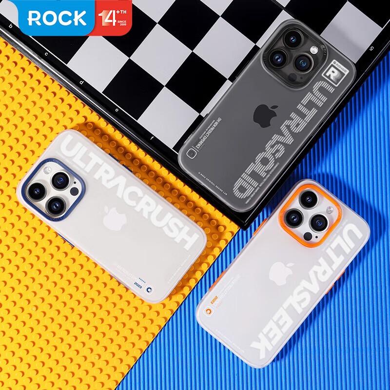 ROCK iPhone 15 Pro Frosted Skin-Feel Protective Case